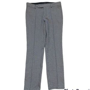 Nanette Lepore black and white geometric ankle pants